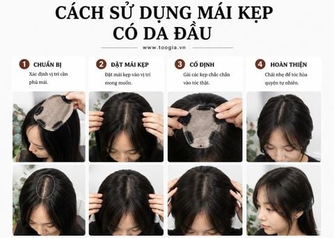 Cách sử dụng mái da, mái siêu da đầu