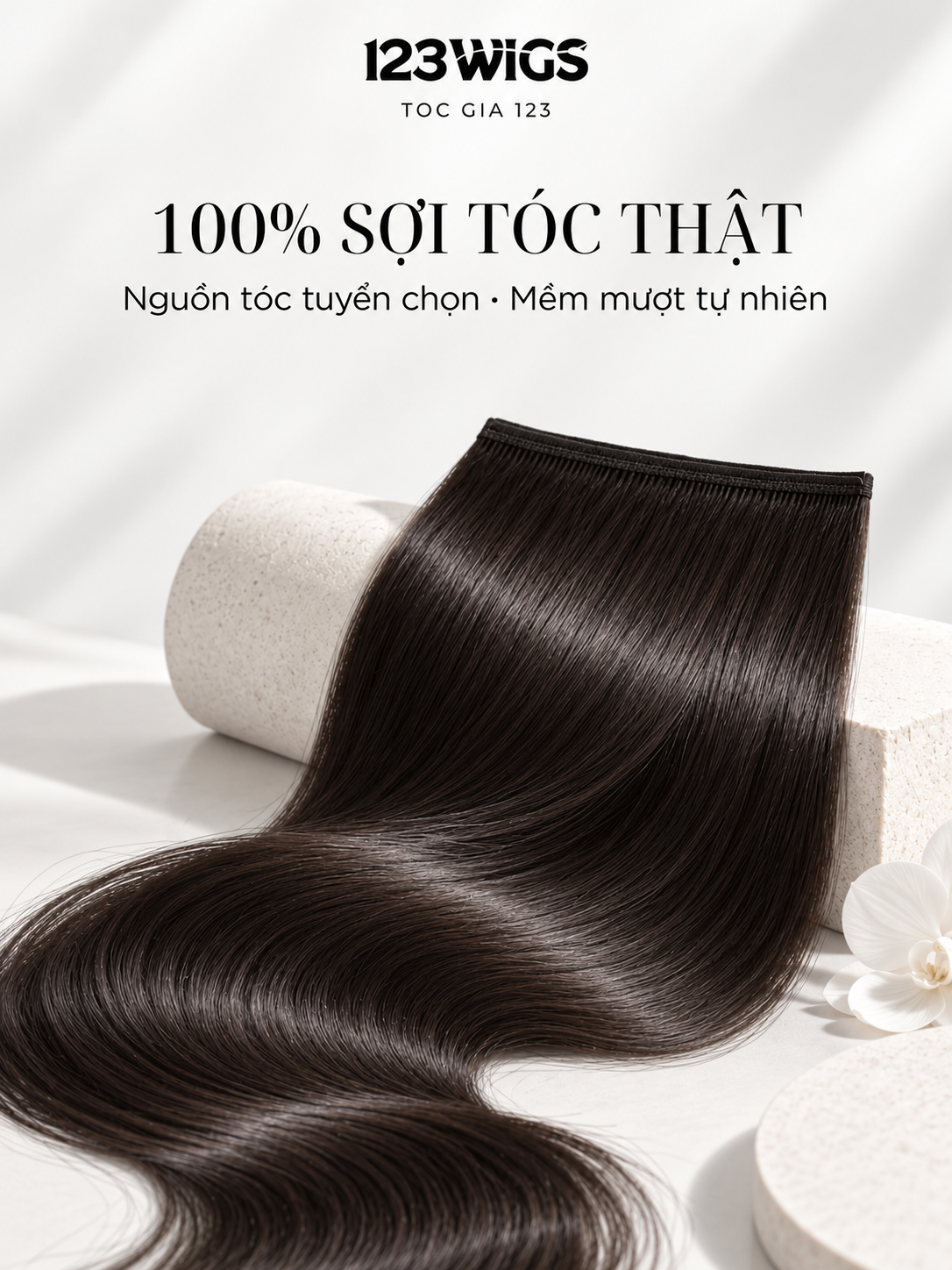 Chất sợi tóc thật