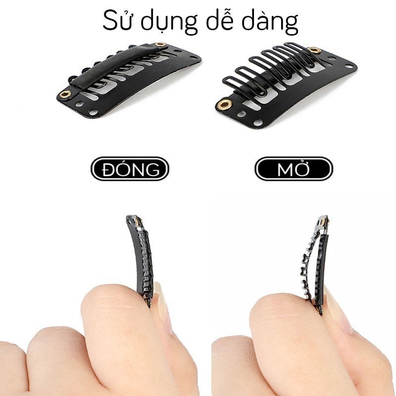 Hướng dẫn sử dụng tóc phím kẹp
