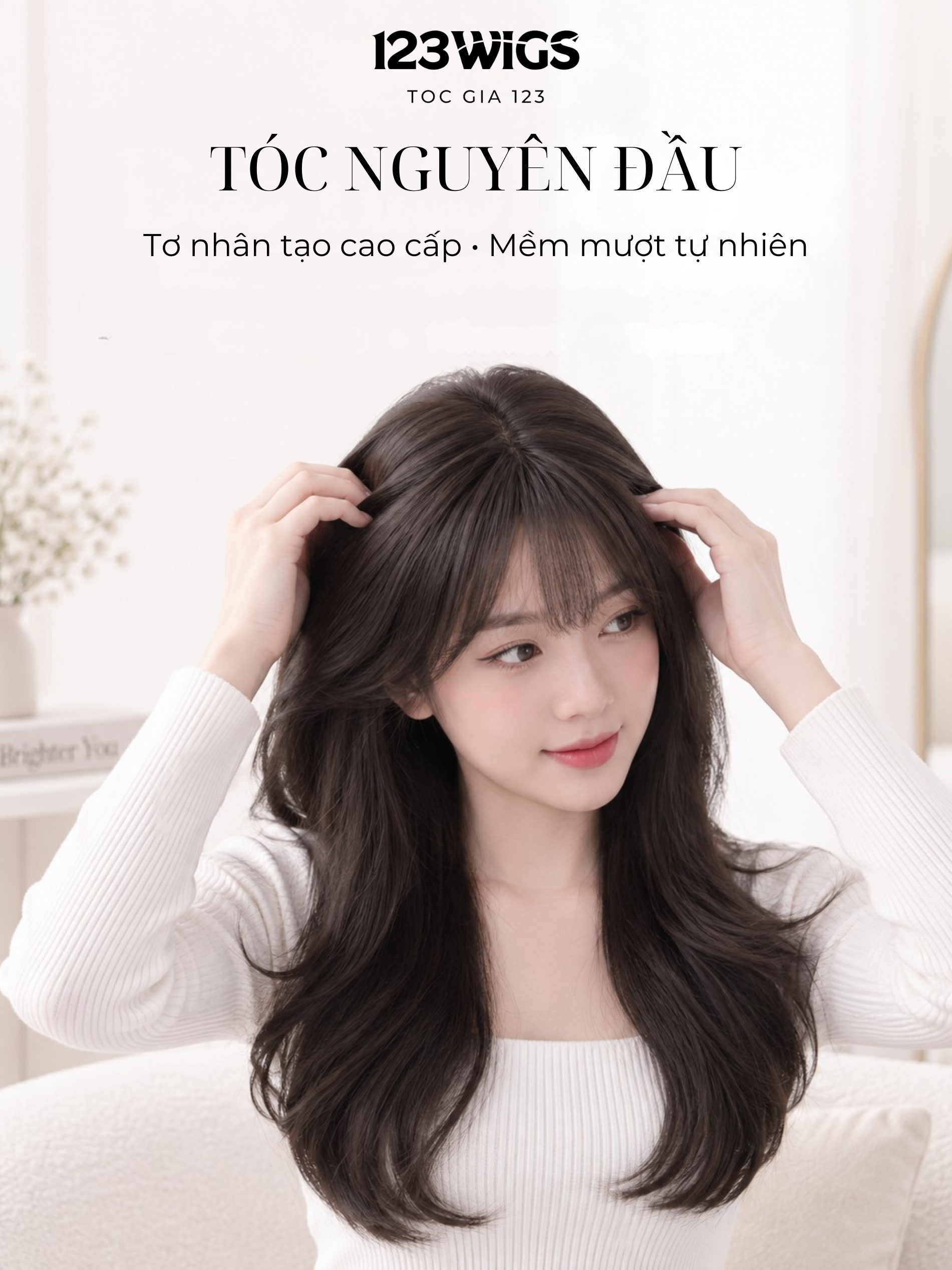 Tóc nguyên đầu tơ nhân tạo