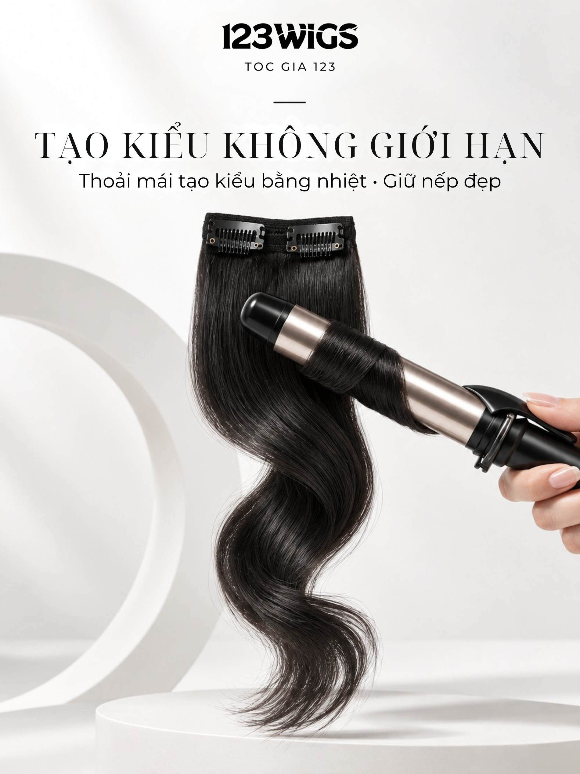 Tạo kiểu phím kẹp tóc thật
