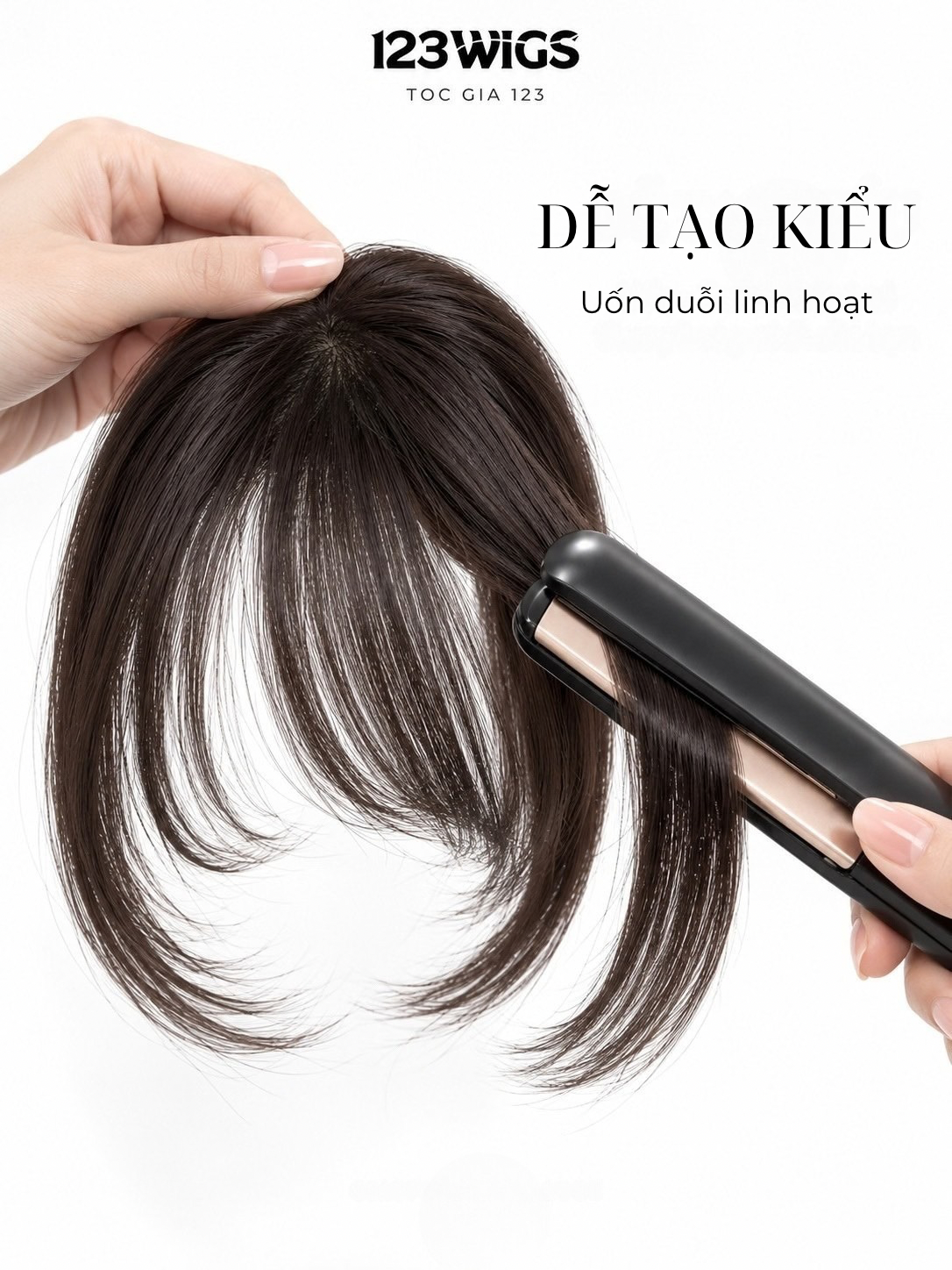 Tạo kiểu mái tóc thật bằng máy
