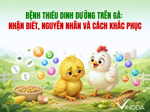 BỆNH THIẾU DINH DƯỠNG TRÊN GÀ: NHẬN BIẾT, NGUYÊN NHÂN VÀ CÁCH KHẮC PHỤC