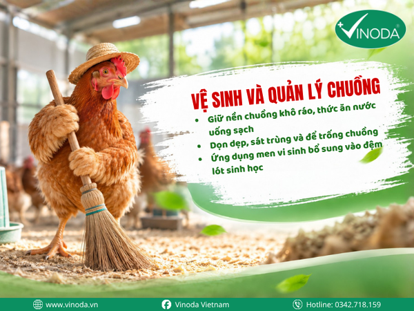 Vệ sinh và quản lý chuồng