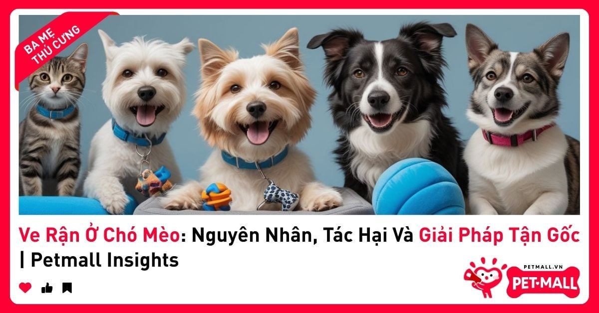Ve Rận Ở Chó Mèo: Nguyên Nhân, Tác Hại Và Giải Pháp Tận Gốc | Petmall Insights