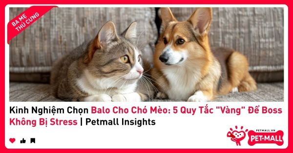 Kinh Nghiệm Chọn Balo Cho Chó Mèo: 5 Quy Tắc 