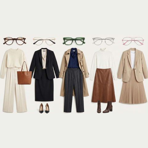 Cách Phối Kính Với Trang Phục Công Sở: 5 