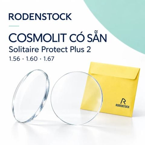 Tròng Rodenstock Cosmolit có sẵn 1.56, 1.60, 1.67: giá và cách chọn