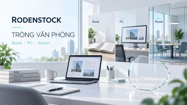 Tròng văn phòng Rodenstock Ergo: chọn Book, PC hay Room?