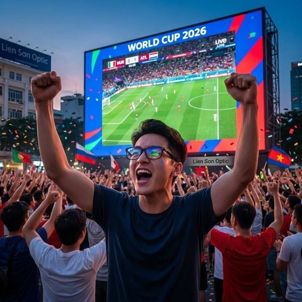 Xem World Cup 2026 Tại Không Gian Công Cộng - Giải Pháp Thị Giác Toàn Diện Với Ray-Ban RB5315D | Liên Sơn Optic