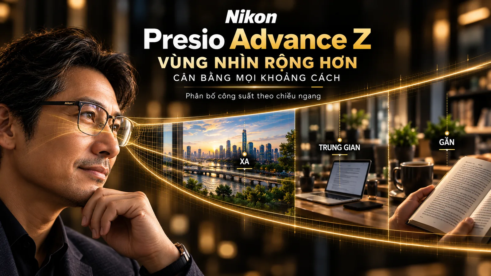 Nikon Presio Advance Z với vùng nhìn rộng và cân bằng mọi khoảng cách