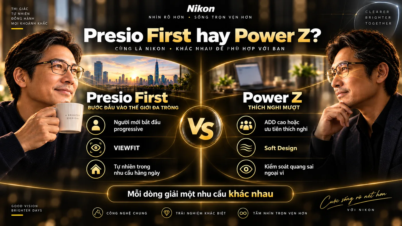 So sánh Nikon Presio First và Presio Power Z