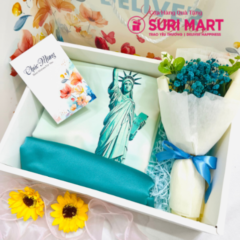 SALESALE | COMBO QUÀ TẶNG HOA VÀ BỘ VẢI ÁO DÀI CỰC ĐỘC ĐÁO CHO NGÀY 20-10!!!