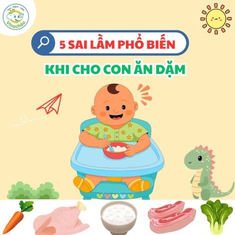 5 sai lầm phổ biến khi cho con ăn dặm – và cách khắc phục!