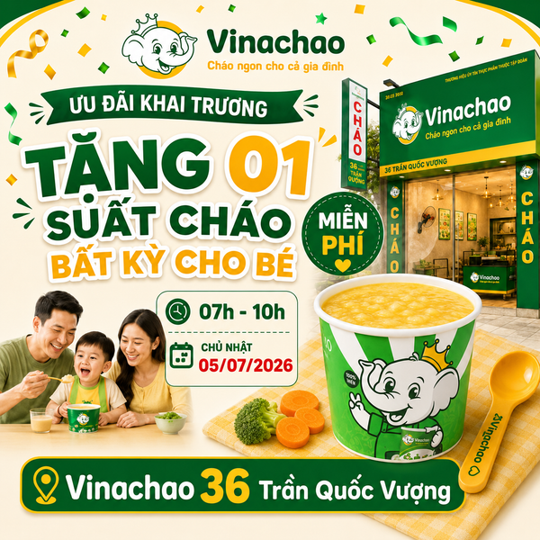 MỪNG KHAI TRƯƠNG CỬA HÀNG VINACHAO TRẦN QUỐC VƯỢNG