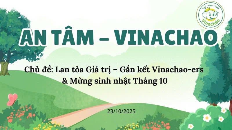 🌿🌿🌿Vinachao lan tỏa giá trị – Gắn kết đội ngũ, tiếp sức hành trình phát triển🌿🌿🌿