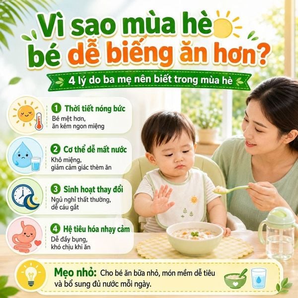 Gợi ý thực đơn mùa hè cho bé ăn dặm dễ tiêu, đủ chất