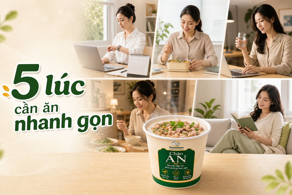 5 tình huống cần bữa ăn nhanh cho người bận rộn