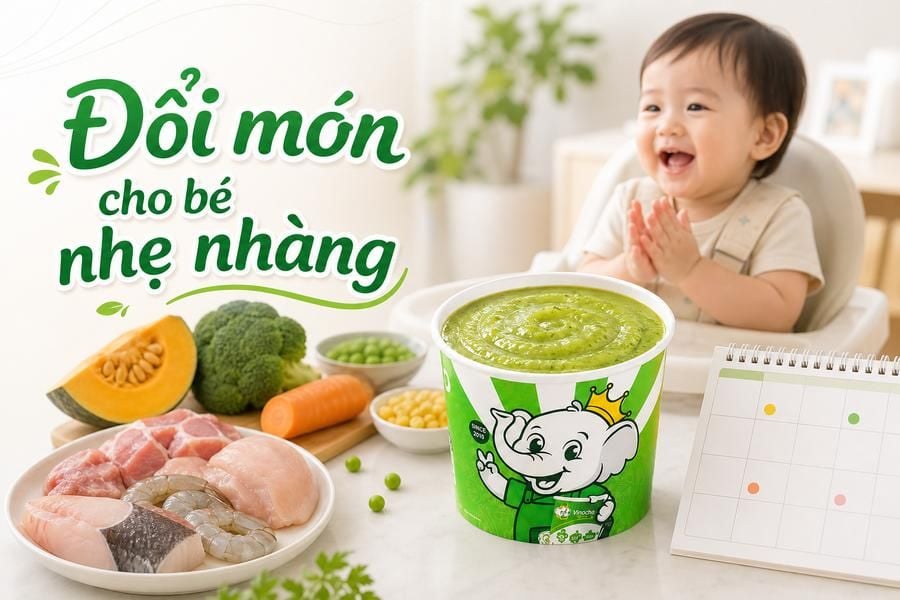 Cách xây thực đơn đổi món cho bé mà ba mẹ không quá áp lực mỗi ngày