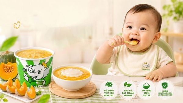Cháo dinh dưỡng cho bé từ 6 tháng tuổi