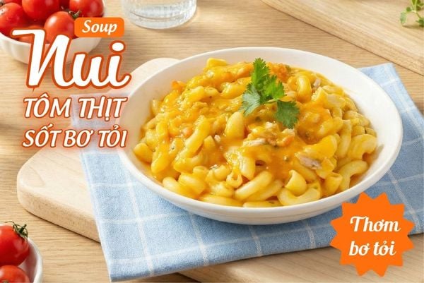 Mì - Nui dinh dưỡng Vinachao cho bé từ 2 tuổi.