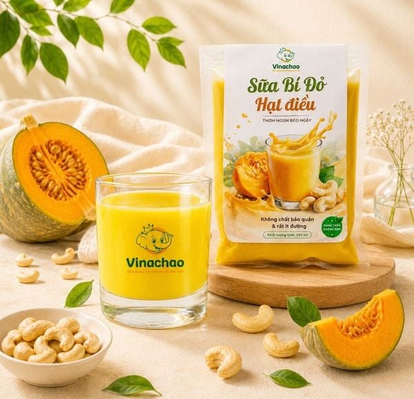 Sữa hạt nguyên chất Vinachao cho bé từ 4 tuổi và cả gia đình.