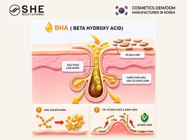 so sánh AHA BHA PHA