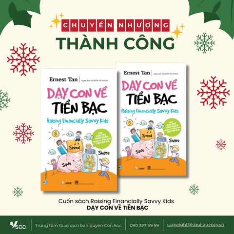 SCC chuyển nhượng bản quyền thành công tựa sách “Dạy Con Về Tiền Bạc”