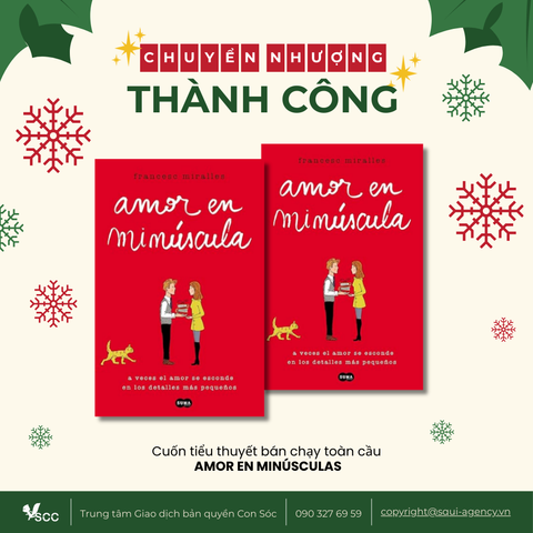 SCC Chuyển nhượng bản quyền thành công tiểu thuyết Amor en minúscula