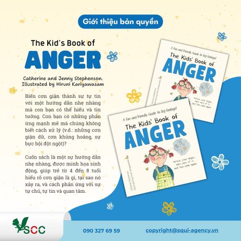 Giới thiệu bản quyền sách Anger: Giúp trẻ quản lý cơn giận hiệu quả
