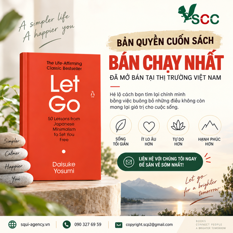 Bản quyền sách Let Go – 50 bài học tối giản để tìm lại tự do và hạnh phúc