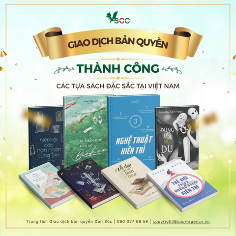 Giao dịch bản quyền thành công 8 cuốn sách đặc sắc tại Việt Nam