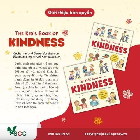Giới thiệu bản quyền sách Kindness: Sách thiếu nhi nuôi dưỡng lòng tốt