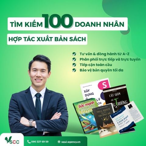 Tìm kiếm 100 doanh nhân hợp tác xuất bản sách