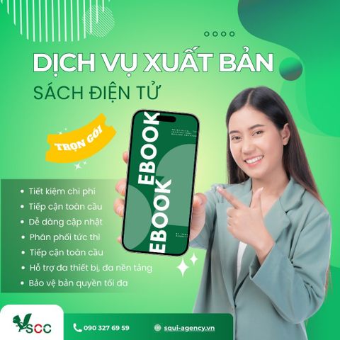 Dịch vụ xuất bản sách điện tử SCC