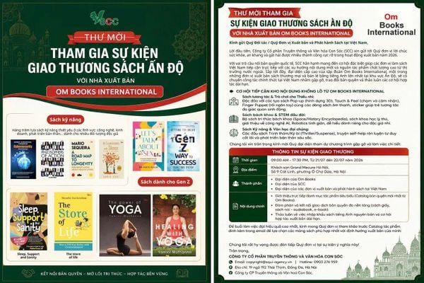 sự kiện giao thương sách Ấn Độ