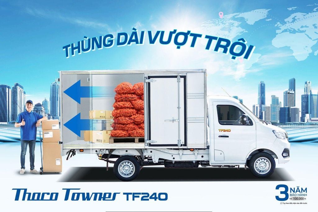 xe tải Thaco 1.2 tấn Towner T1-2.8