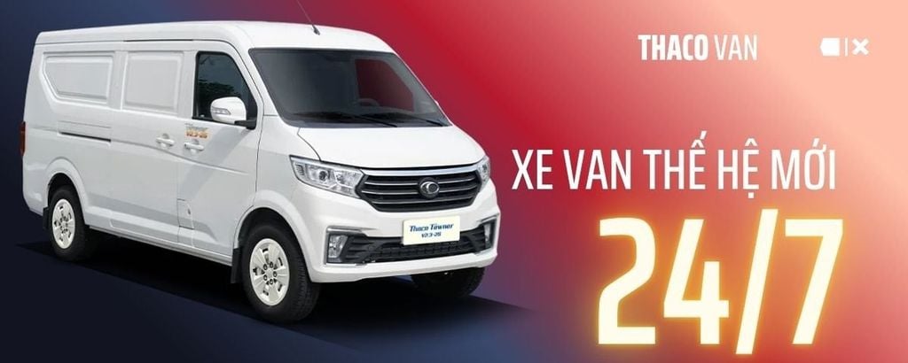 Xe tải Van Thaco (Tải trọng 945 kg)