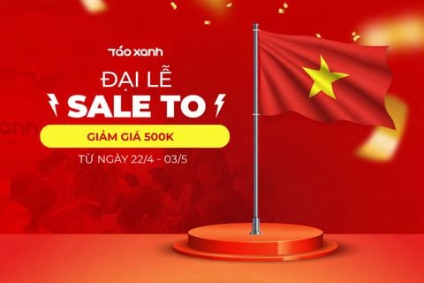 CHƯƠNG TRÌNH KHUYẾN MÃI 30/4 - 1/5: GIẢM GIÁ iPHONE LÊN ĐẾN 500.000Đ