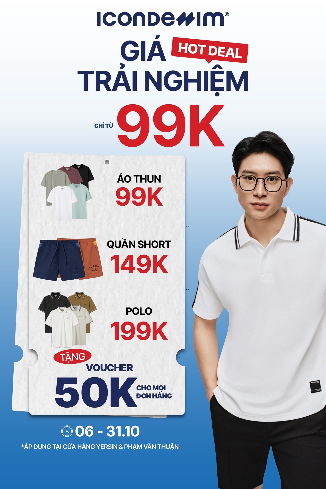 CHÀO THÁNG MỚI – DEAL CỰC CHẤT TỪ 99K 🔥TẶNG VOUCHER 50K CHO MỌI HÓA ĐƠN