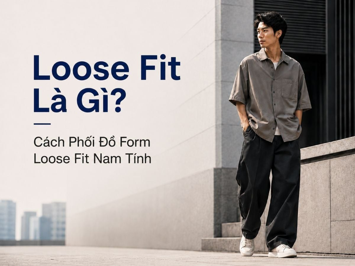 Loose Fit Là Gì? Cách Phối Đồ Form Loose Fit Nam Tính, Bụi Bặm