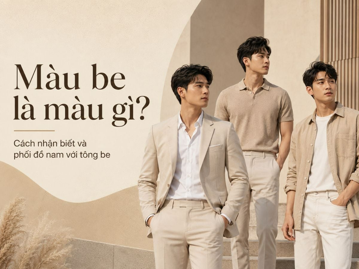 Màu be là màu gì? Cách phối đồ màu be chuẩn được yêu thích 2026