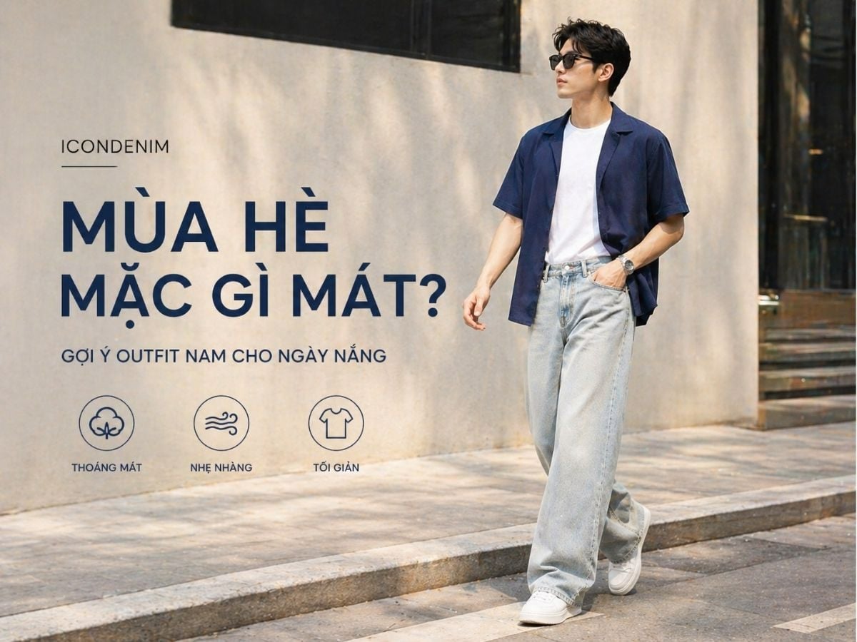 Mùa hè mặc gì mát? Gợi ý outfit mùa hè nam năng động, thoải mái