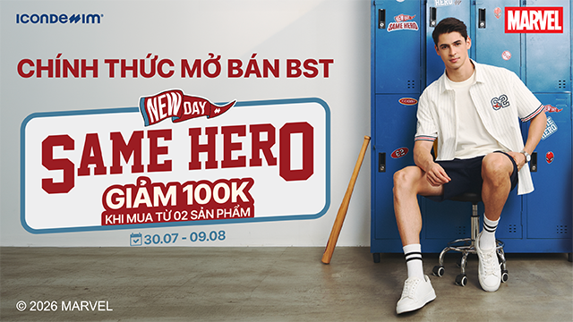 ICONDENIM RA MẮT BỘ SƯU TẬP MỚI SPIDER MAN - ƯU ĐÃI LÊN ĐẾN 200K