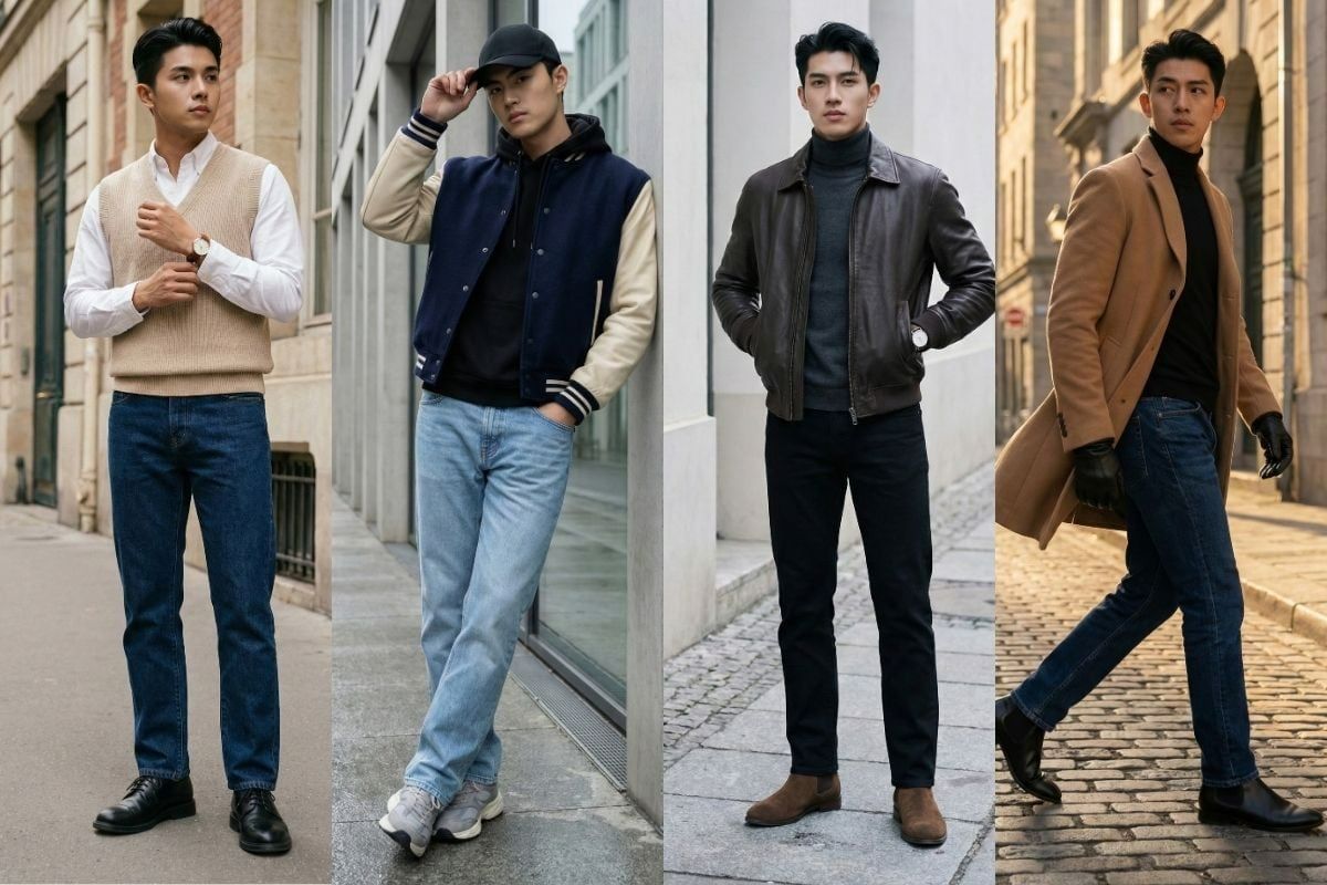 15 Cách phối đồ mùa đông nam đẹp, thời trang, bắt trend nhất