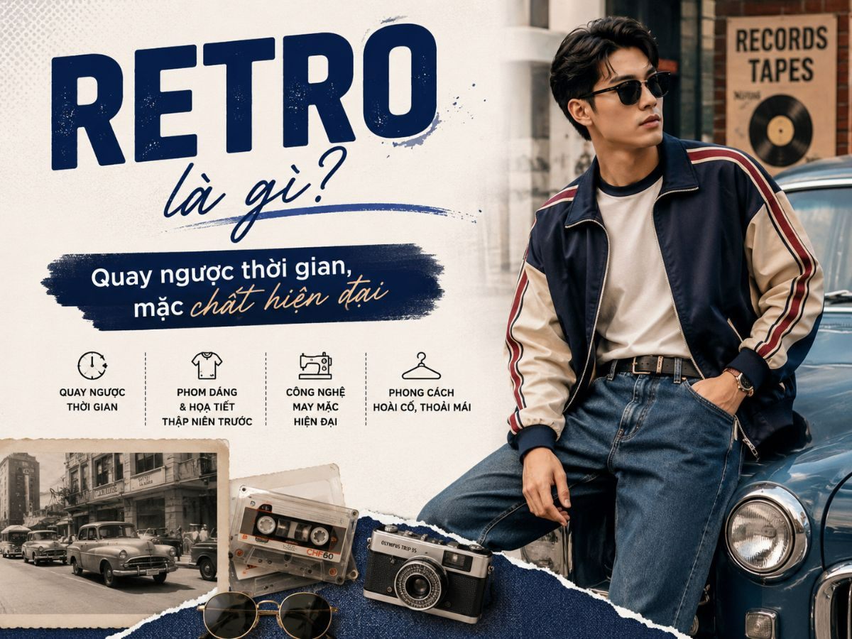 Retro Là Gì? Nét đặc trưng của retro trong thời trang hiện đại