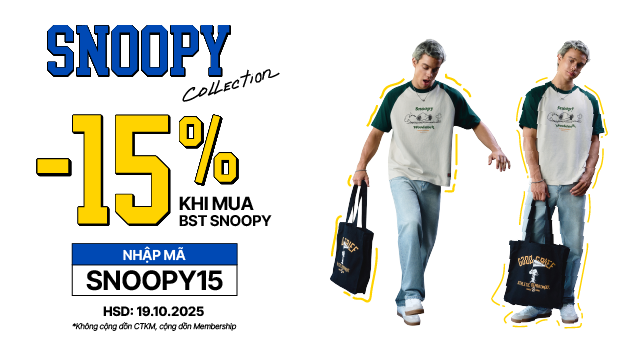 RA MẮT BST PEANUTS SNOOPY COLLECTION 2025