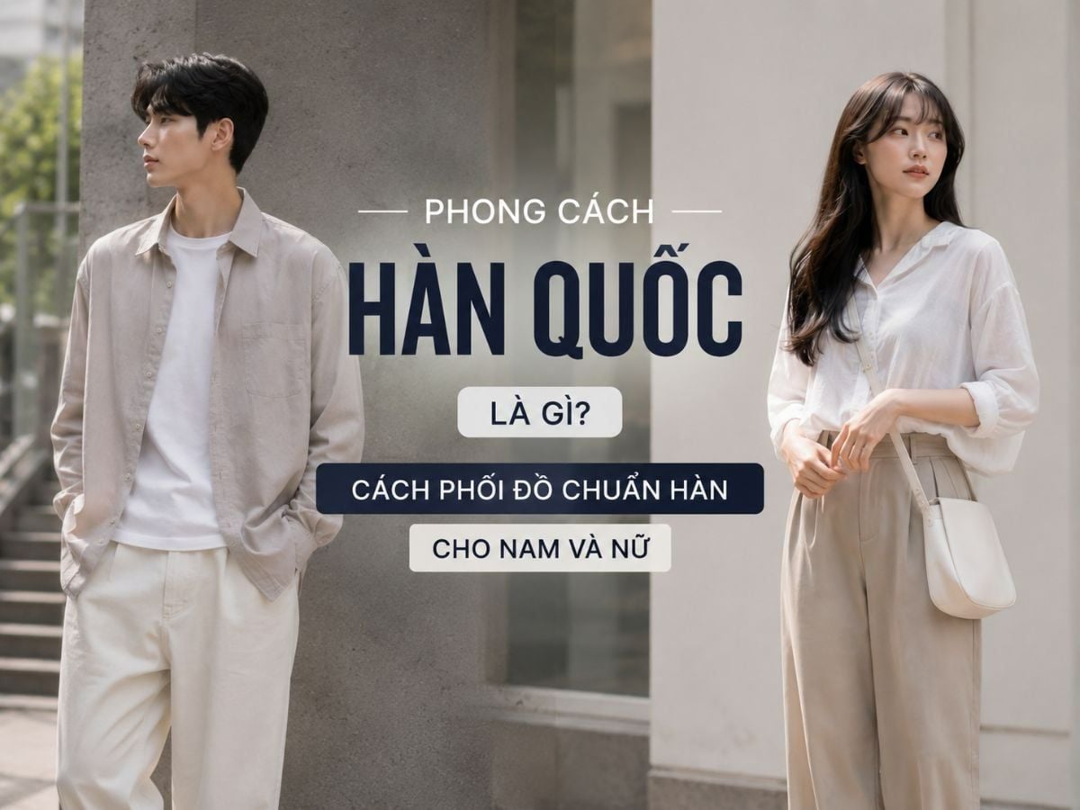 Phong Cách Hàn Quốc Là Gì? Cách Phối Đồ Nam Nữ Style Hàn Quốc