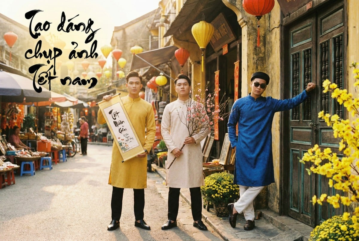 Tạo Dáng Chụp Ảnh Tết Nam: 25+ Poses Tự Nhiên, Lên Hình Gọn Và Có Thần Thái