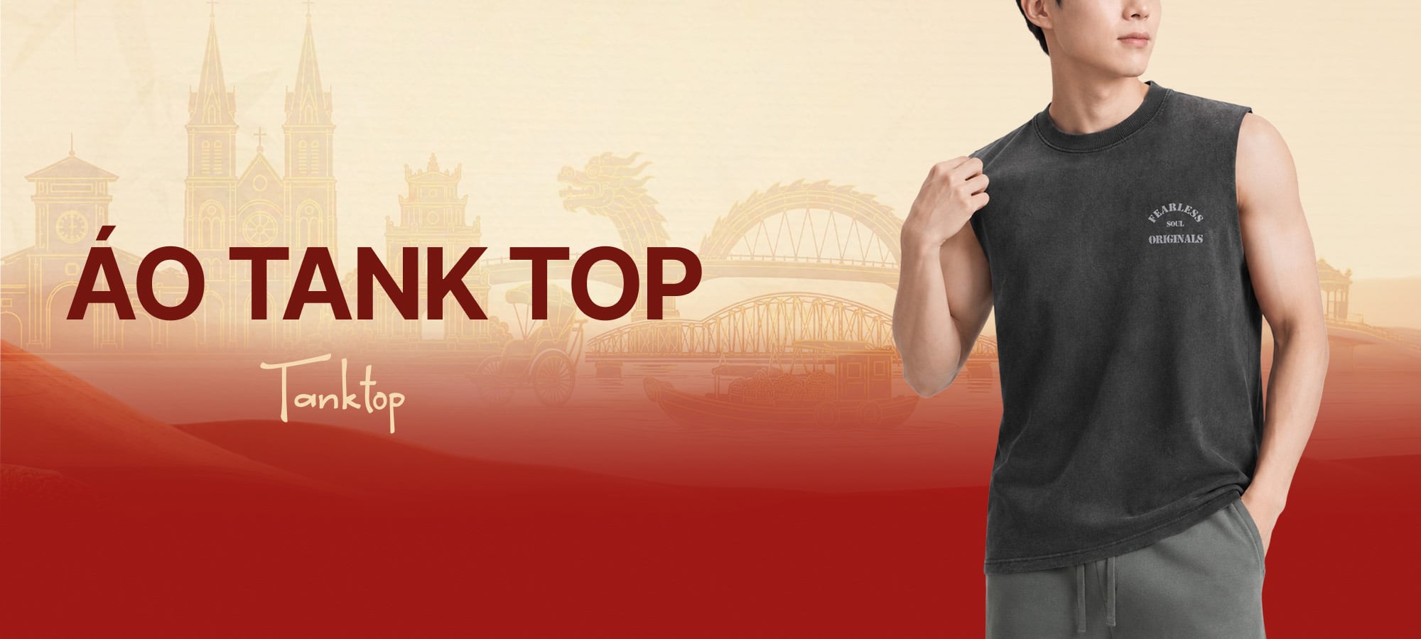 Tank Top - Áo Ba Lỗ Nam